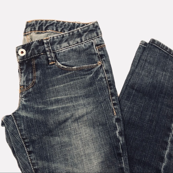 EXPRESS Vintage X2 Denim Bootcut | sz 2/4 - Picture 1 of 4